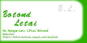 botond letai business card